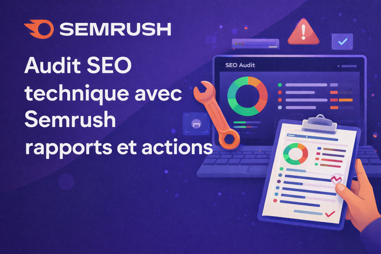Audit SEO technique avec Semrush : lire les rapports et passer à l’action (guide 2025)