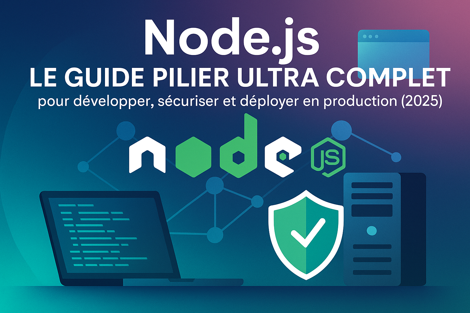 Node.js : le guide pilier ultra complet pour développer, sécuriser et déployer en production (2025)