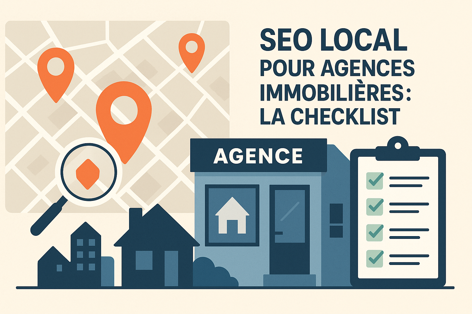 SEO local pour agences immobilières : la checklist 2025
